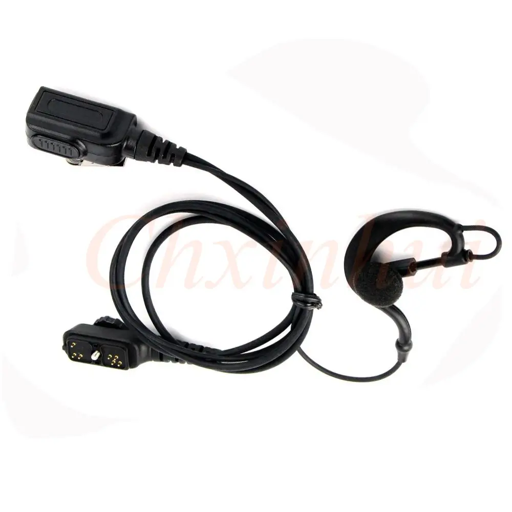 G образный Заушник микрофон PTT для HYT Hytera PD780 PD780G PD785 PD782 PD700 PD702 двухсторонняя