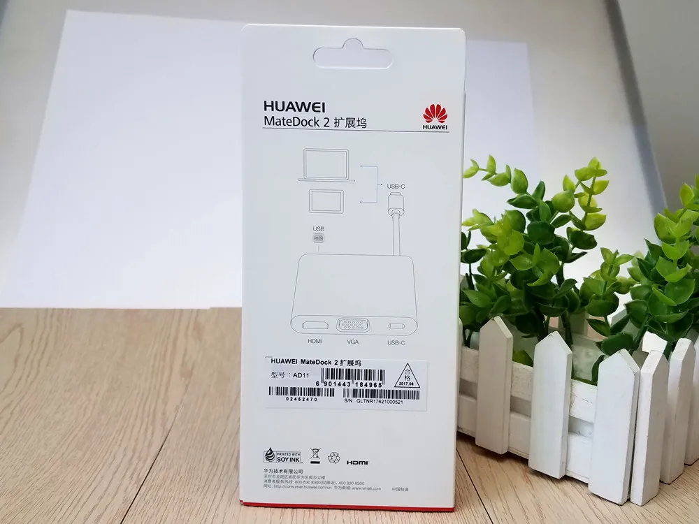 Оригинальная док-станция Huawei MateDock 2 для HUAWEI MateBook E X Mate phone Type C Dock on.