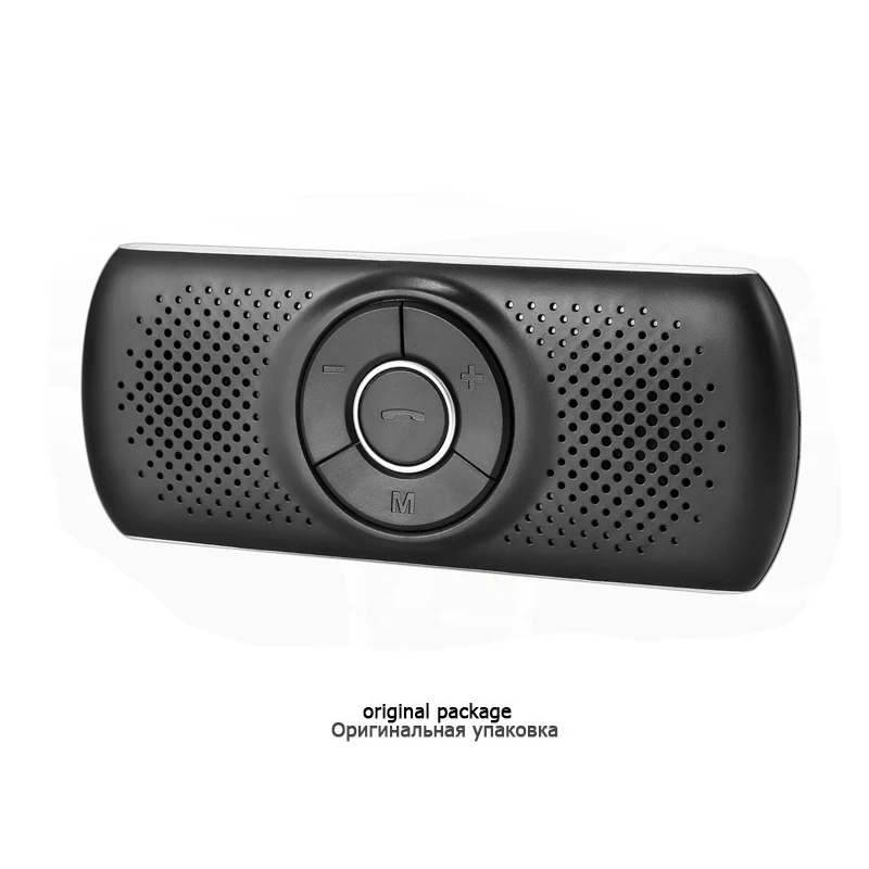 Handsfree ANLUD солнцезащитный козырек Bluetooth автомобильный комплект громкой связи аудио музыкальный передатчик плеер многофункциональный автомобильный Громкая связь подключение с 2 телефонами - Название цвета: Handsfree