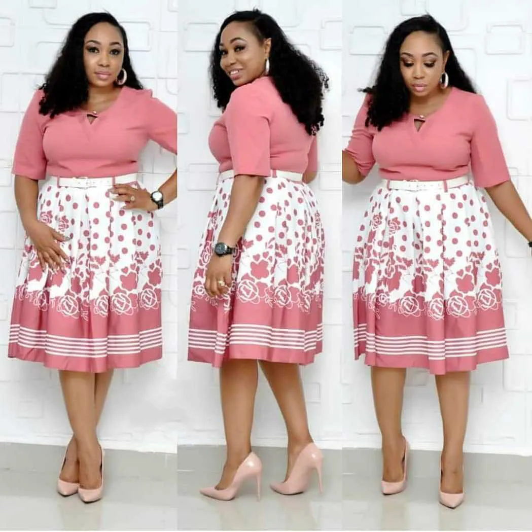 Женское платье из полиэстера с принтом в африканском стиле большие размеры L 3XL