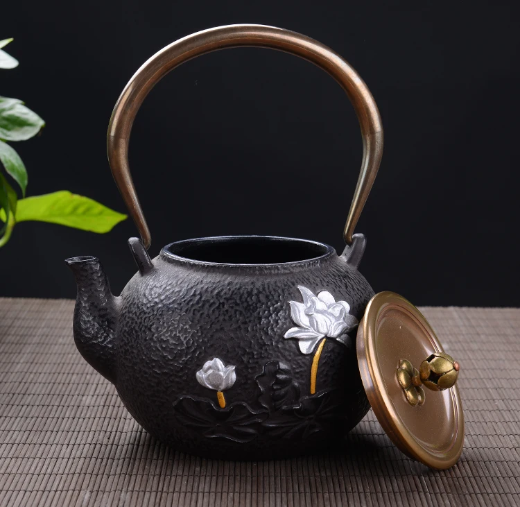 Bergamot lotus iron pot Cooking Thorn paint of high-quality | Дом и сад
