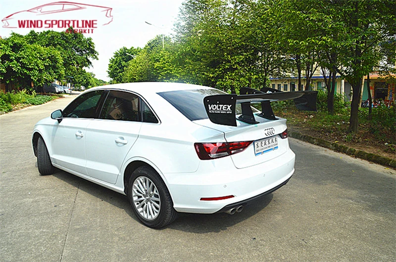 A3 S3 8V углеродное волокно задний багажник спойлер крыло для Audi A3 S3 8V седан- GT Стиль