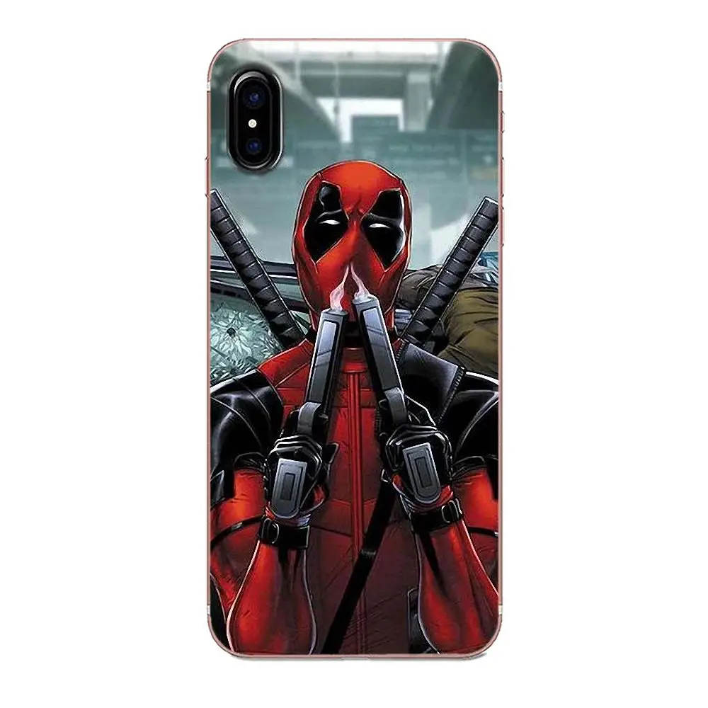 ТПУ мягкий резиновый чехол для телефона милый Дэдпул Huawei P8 P9 P10 P20 P30 Mate 7 8 9 10 20 Lite Plus