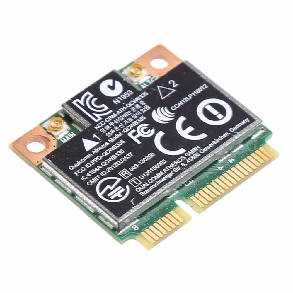802.11b/G/N WiFi Bluetooth 4 0 Беспроводная половинная мини PCI E карта для HP Atheros QCWB335 AR9565 SPS 690019