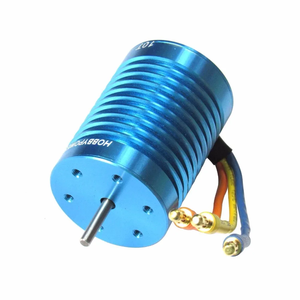 Hobbypower 4 полюса 3650 9T 4370KV 10T 3930KV 12T 3300KV 13T 3000KV бесщеточный двигатель 540 для 1/10 1/12 RC Авто