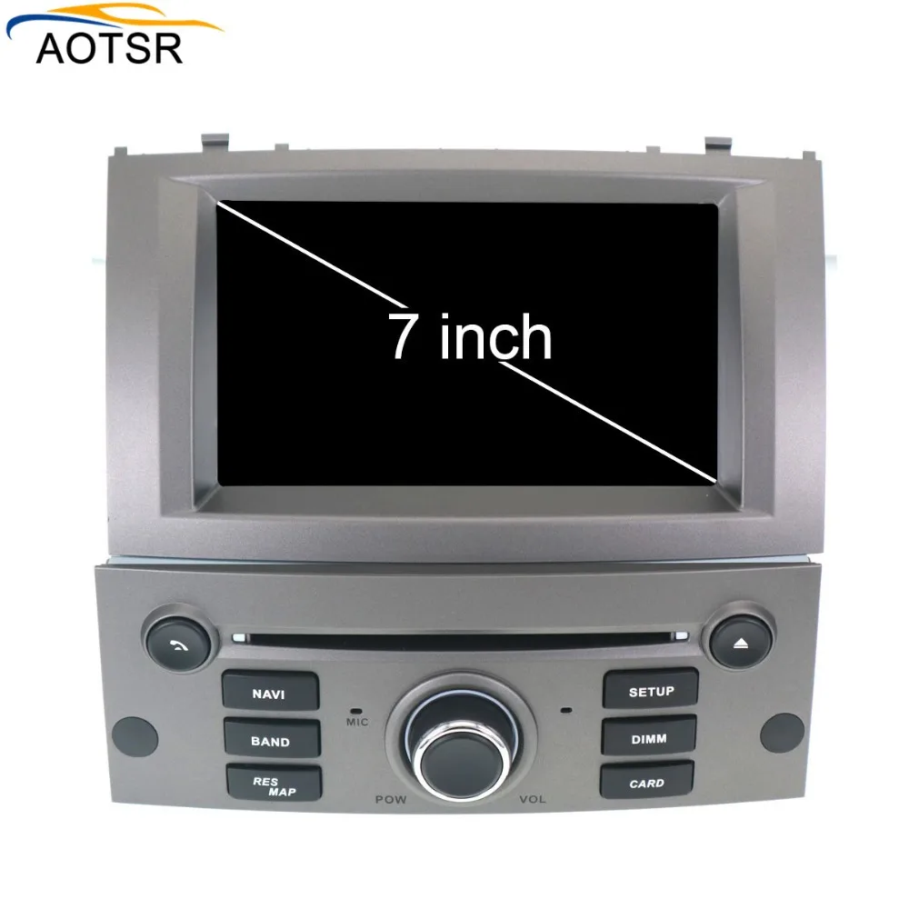 Автомобильный DVD плеер с GPS Навигатором головное устройство Android 8 0 для Peugeot 407 2004