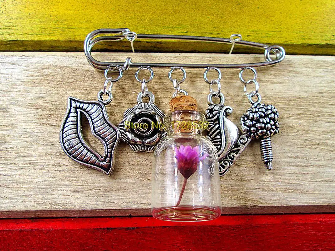 Горячая Распродажа сухих цветов в стеклянной бутылке с экстрактом алоэ вера (1 5