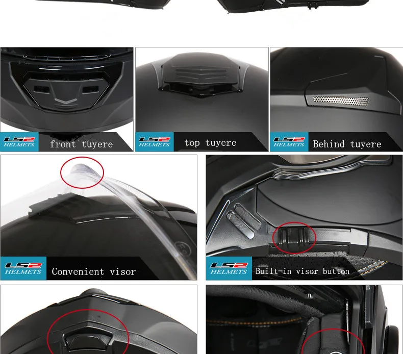 LS2 FF399 флип-ап мото rcycle шлем двойной козырек Аутентичные LS2 Valiant анфас шлемы moto capacete cascos