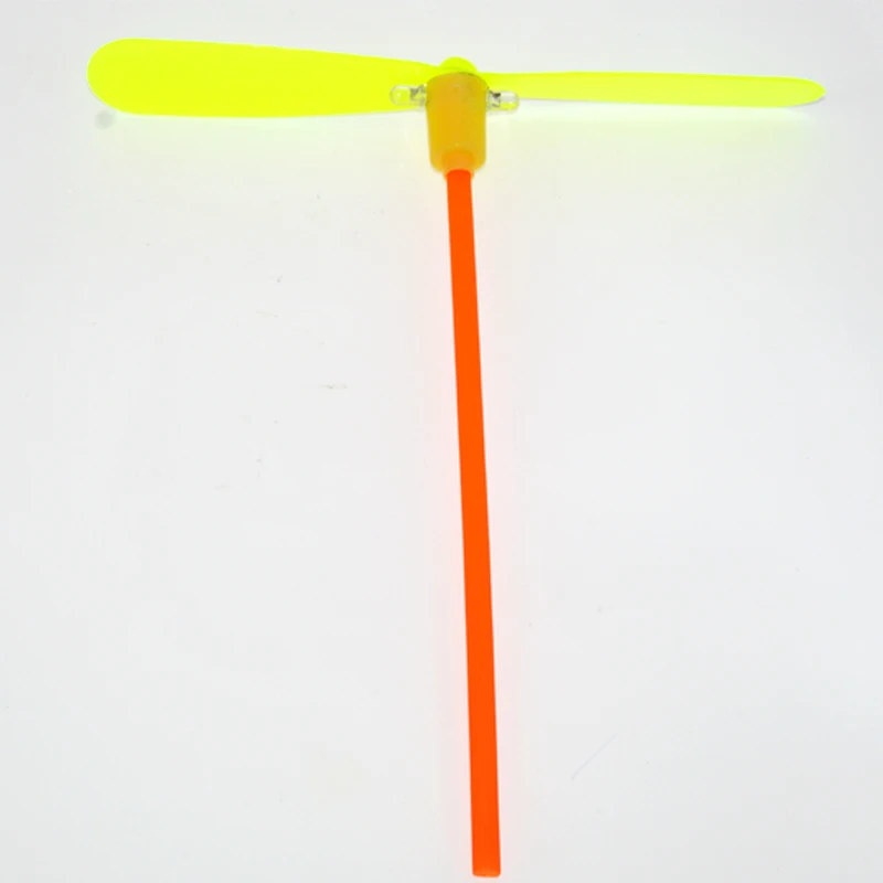 25 шт./лот светодиодные светящиеся летающие бамбуковые стрекозы игрушки новинка