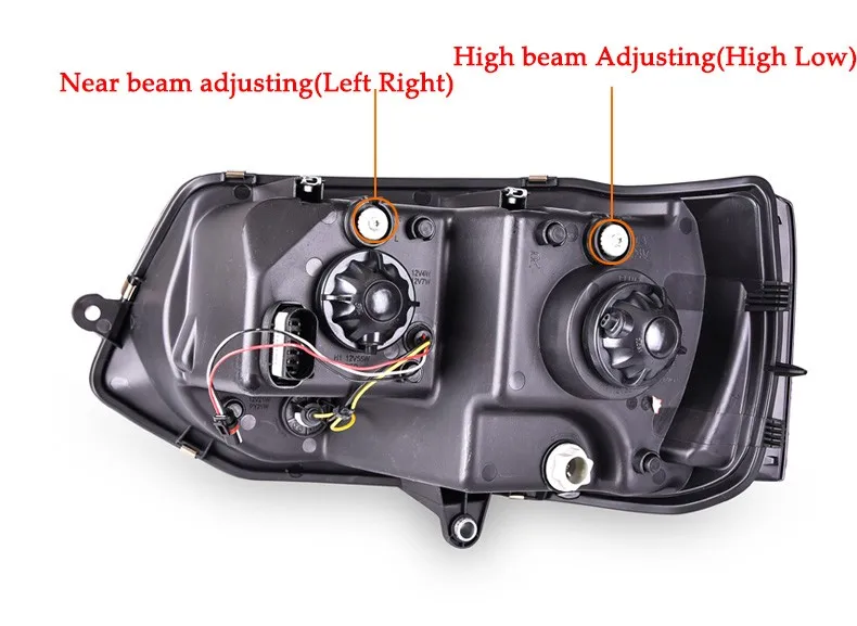 Автомобильный Стайлинг светодиодный HID Rio светодиодный чехол для фары для VW Multivan T5 2012- Биксеноновые линзы ближнего света