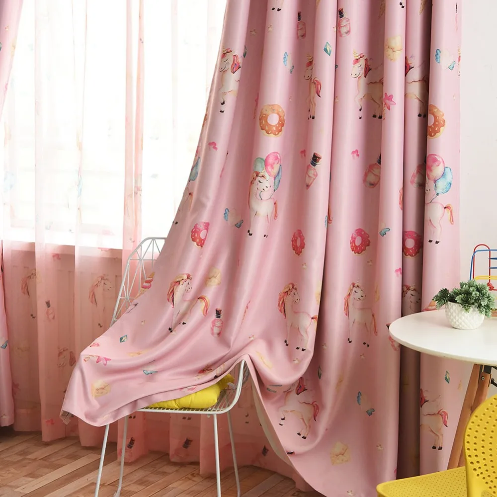 NAPEARL затемненные шторы современные для спальни универсальные тюлевые Мультяшные