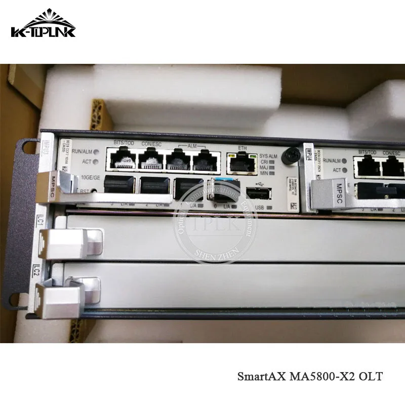 Лучший поставщик Хуа Вэй MA5800 X2 несколько Услуги модуль доступа G/EPON OLT 2 * MPSC(4*10 г) + 1