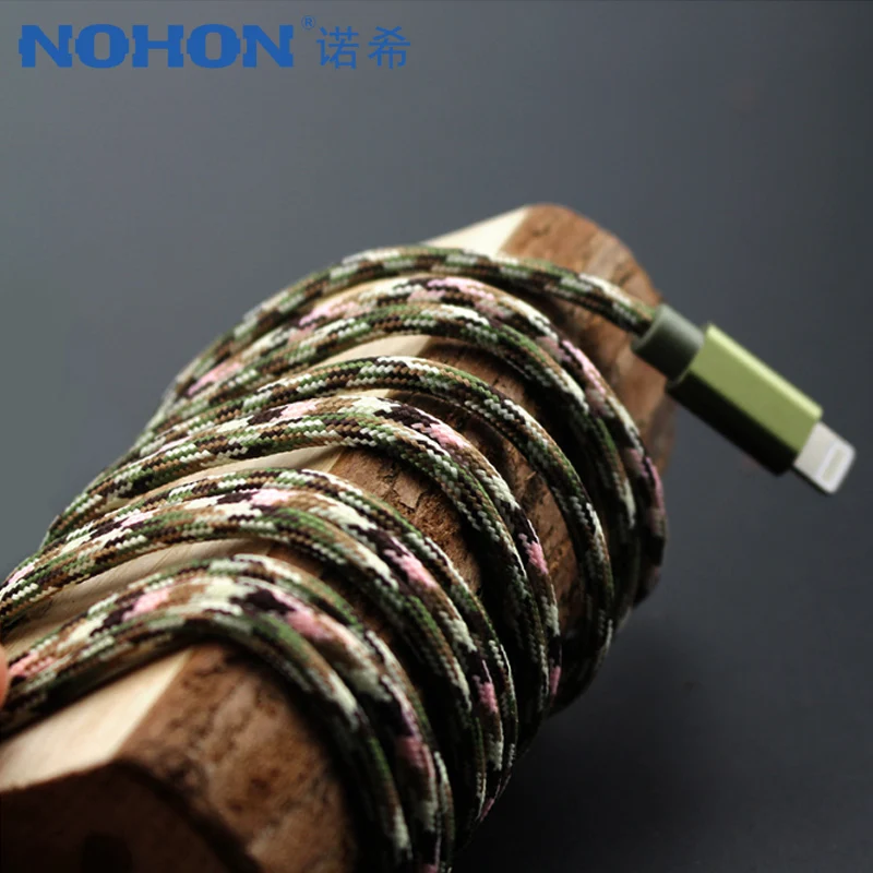 NOHON нейлоновые кабели для быстрой зарядки и передачи данных iPhone X 8 7 6 5 Plus 5C IOS 9 10