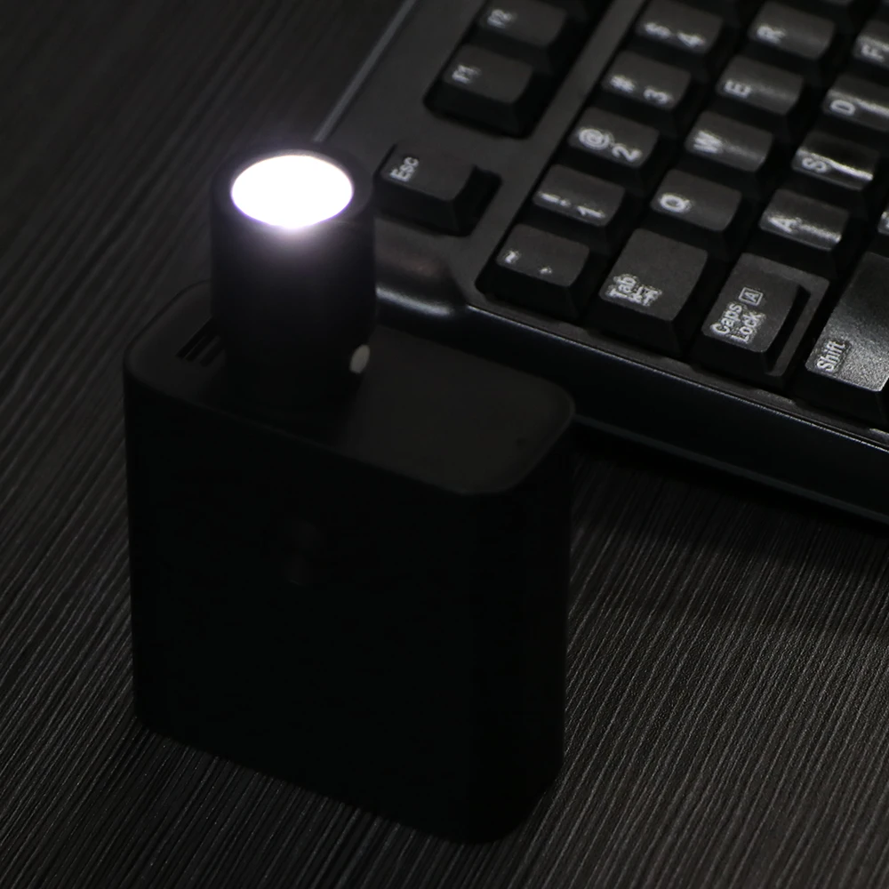 Новинка Портативная USB лампа 1 Вт 120 лм белый светильник светодиодный Powerbank Ночной