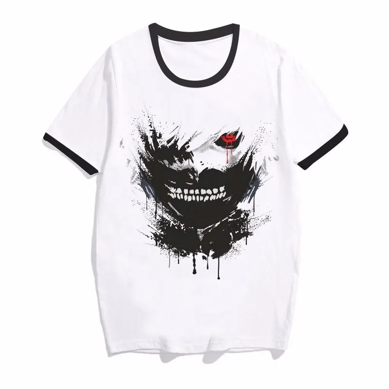 Мужская футболка с принтом Tokyo Ghoul японским аниме Kaneki Ken 2019|Мужские футболки| |