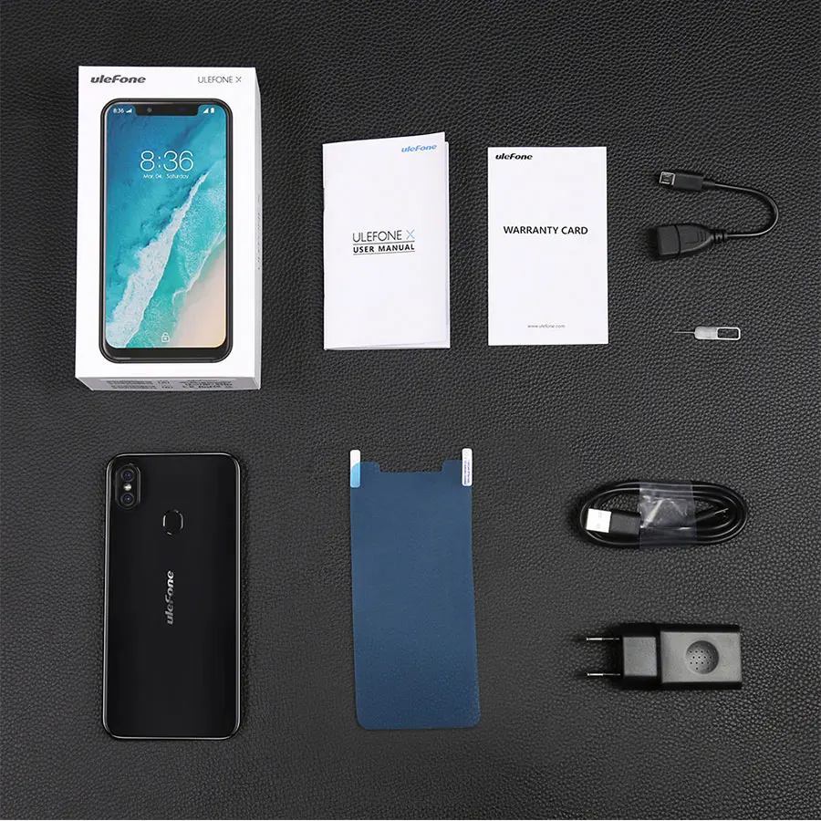 Ulefone X Face ID 5 85 &quotHD MT6763 Восьмиядерный Android 8 1 4 Гб ОЗУ 64 ПЗУ 16MP 3300 мАч двойная задняя