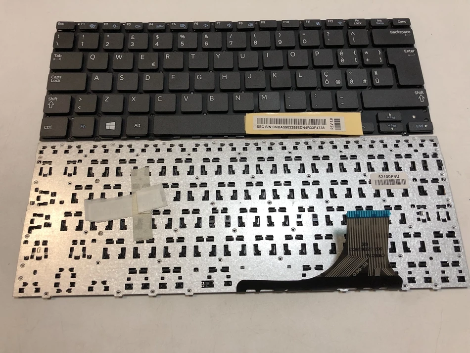 Итальянская Клавиатура для ноутбука SAMSUNG NP530U3B 530U3B NP530U3C 530U3C NP535U3C NP540U3C 540U3C 532U3C IT