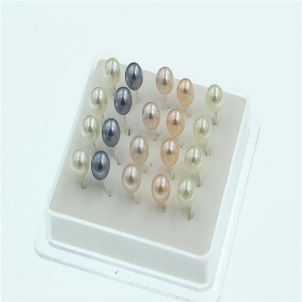 10 пар/упак. Бесплатная доставка женские разноцветные Серьги с серебряным