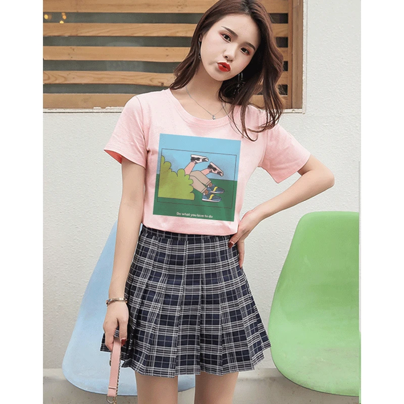 Новое поступление лета 2019 футболка в стиле Харадзюку Андреа локси Жевательная