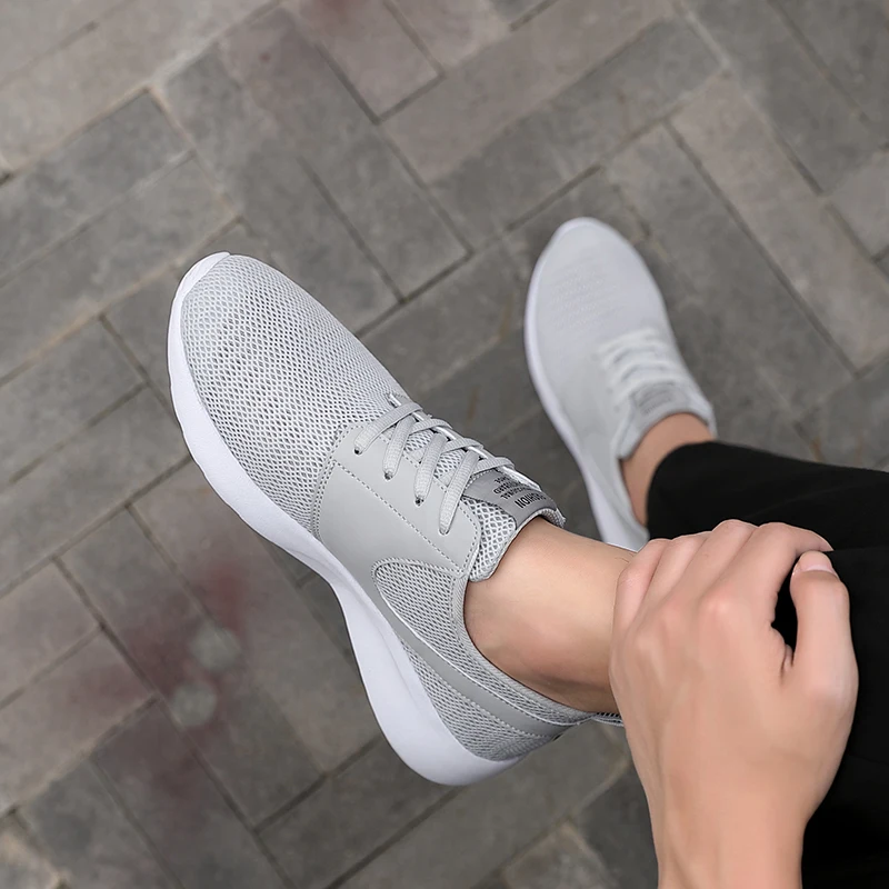 Мужские летние кроссовки большого размера легкая повседневная обувь|Обувь для