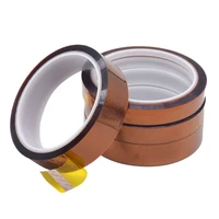 1pc 33m length heat resistant polyimide tape high temperature adhesive insulation tape 3mm 5mm 8mm 10mm width
