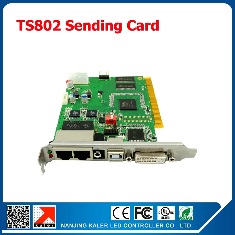 Синхронная карта видеонаблюдения TS802D отправляющая полностью цветная