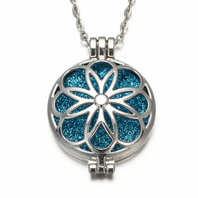 Арома ювелирные изделия с диффузором ожерелье ретро открытый античный замок