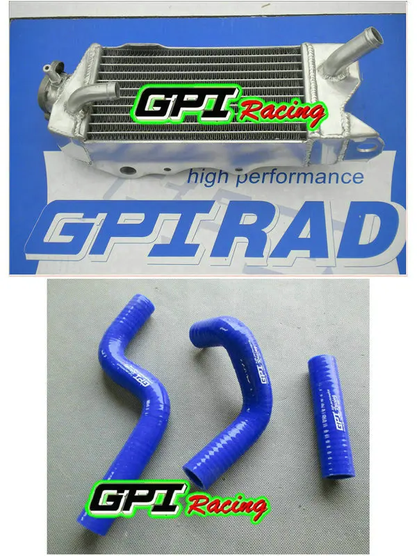 Алюминиевый радиатор и шланг для KAWASAKI KX80 KX85 KX100 1998-2013 2010 2012 2013 RH &amp LH GPI high-per |