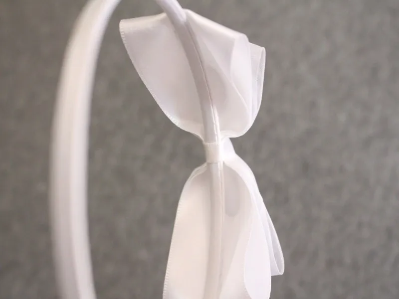 Модные Обувь для девочек Для детей с бантом из ленты Повязка На Голову свадьбы