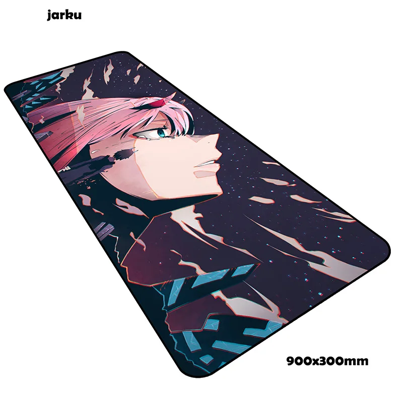 Коврик для мыши darling in the franxx, 900x300 мм, Подарочный Коврик для компьютерной мыши, игровые аксессуары, коврик для мыши на Хэллоуин, клавиатура, pc gamer - Цвет: Size 900x300x2mm