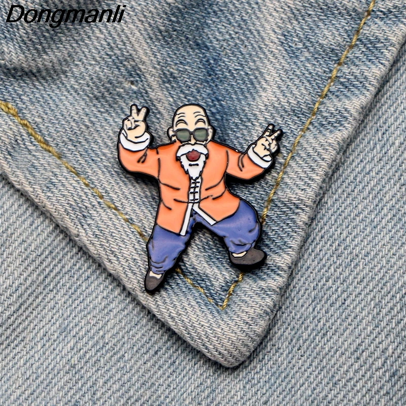 L3221 Dragon Ball Z эмалированные булавки броши мультфильм креативная металлическая брошь булавки Джинсовая Шляпа значок воротник ювелирные изделия 1 шт