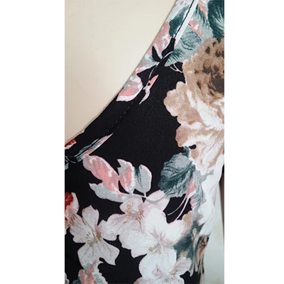 Bohemia Style Women Chiffon Shirt 2015 Summer Sexy Short Blouse Lace Floral Plus Size 2XL Tops 124|blouses black and white|blouse sequinsblouse