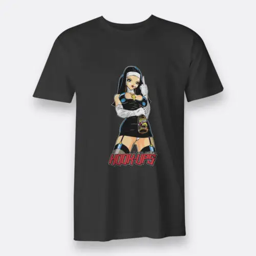 Приставки зла монахиня скейтборд Для Мужчин's Размеры S 3XL Тис Черный T shirts2018