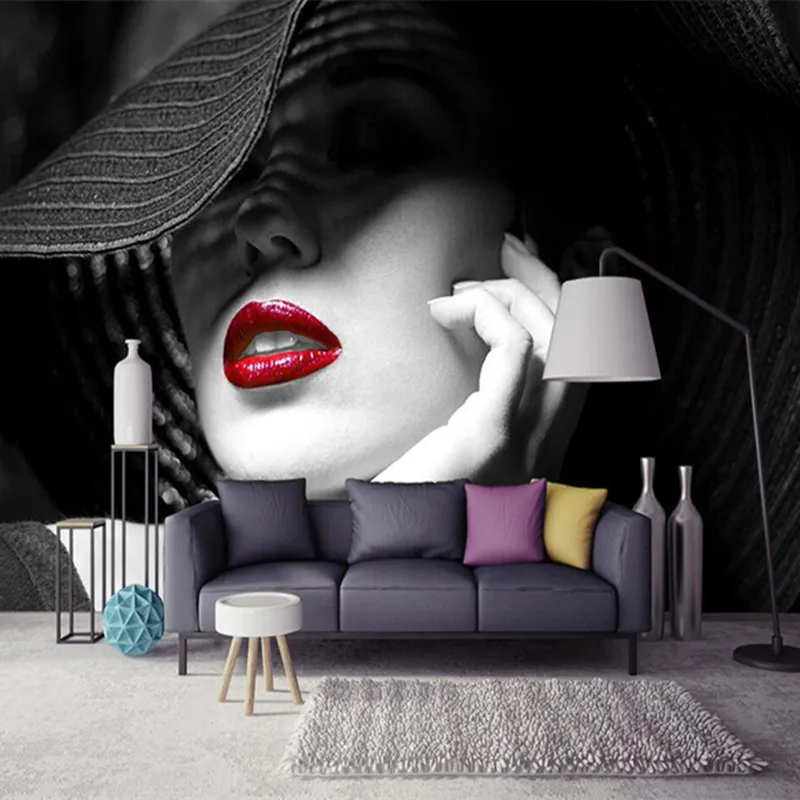 Custom 3D Photo Wallpaper Modern Simple Fashion Painting Living Room Bedroom Sofa Background Non-woven Fabric Murals Wall paper |