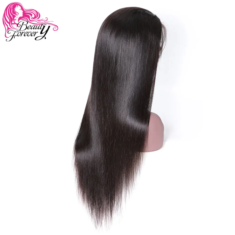 BeautyForever полностью кружевные человеческие волосы парики прямые бразильские remy Wig14