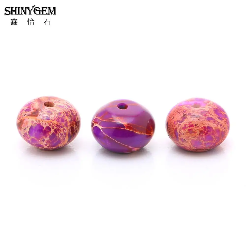 2017 Hot Selling Sea Sediment Jaspers Stone Flat Round Abacus Beads For Bracelet Necklace Jewerly Making Warring States Red Bead|abacus beads|red