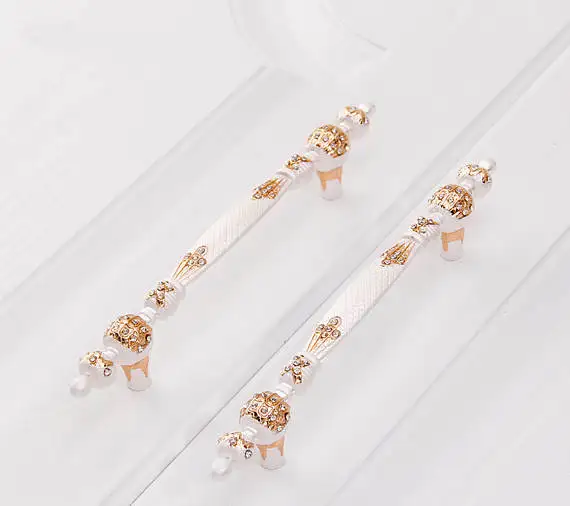 Ручки Стразы 3 75 дюйма 5 дюймов 7 ручки для кухонного шкафа ручка ящика золотые