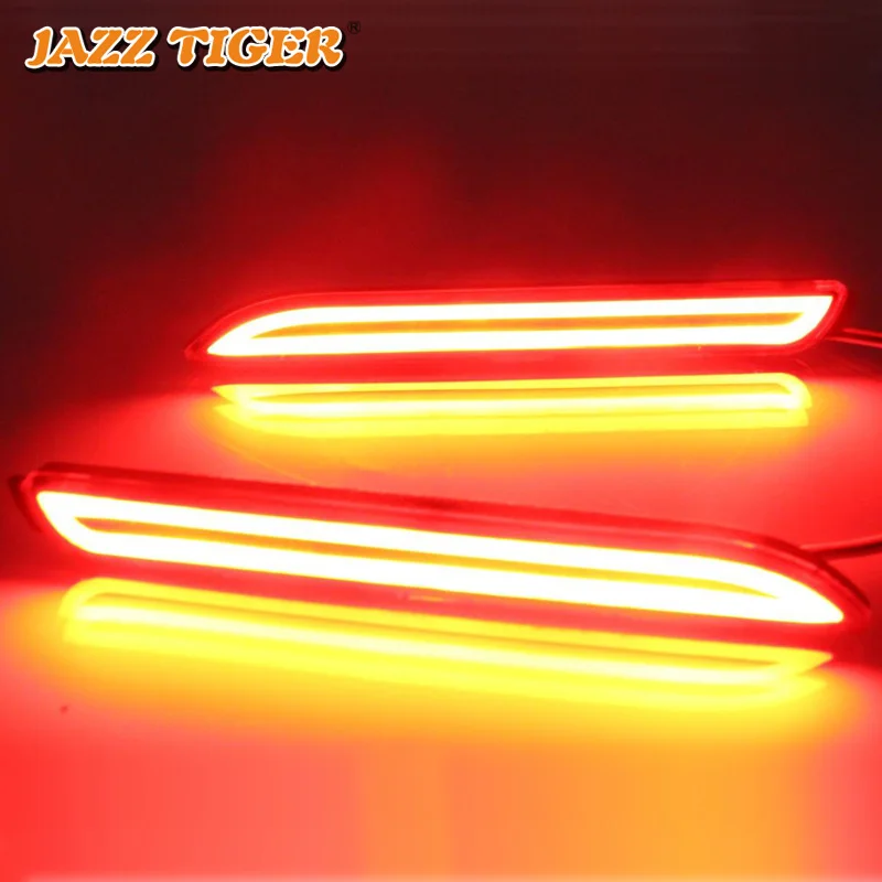 Джаз Тигр мульти функции Автомобильный светодиодный задний противотуманный