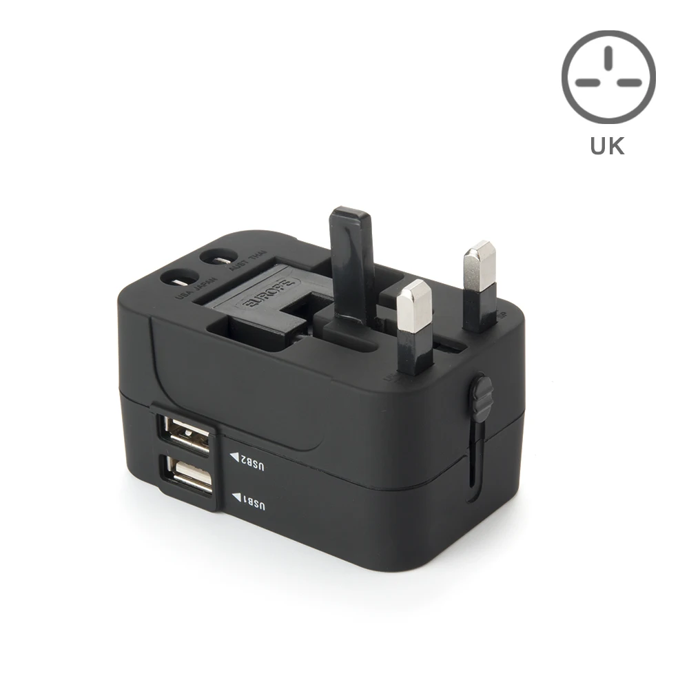 Универсальный адаптер для путешествий MAXAH универсальное настенное зарядное