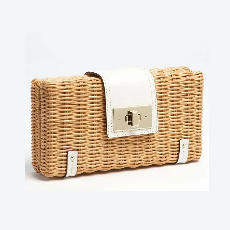 Новинка 2019 модные сумочки ручной работы из ротанга клатч сумка кошелек для