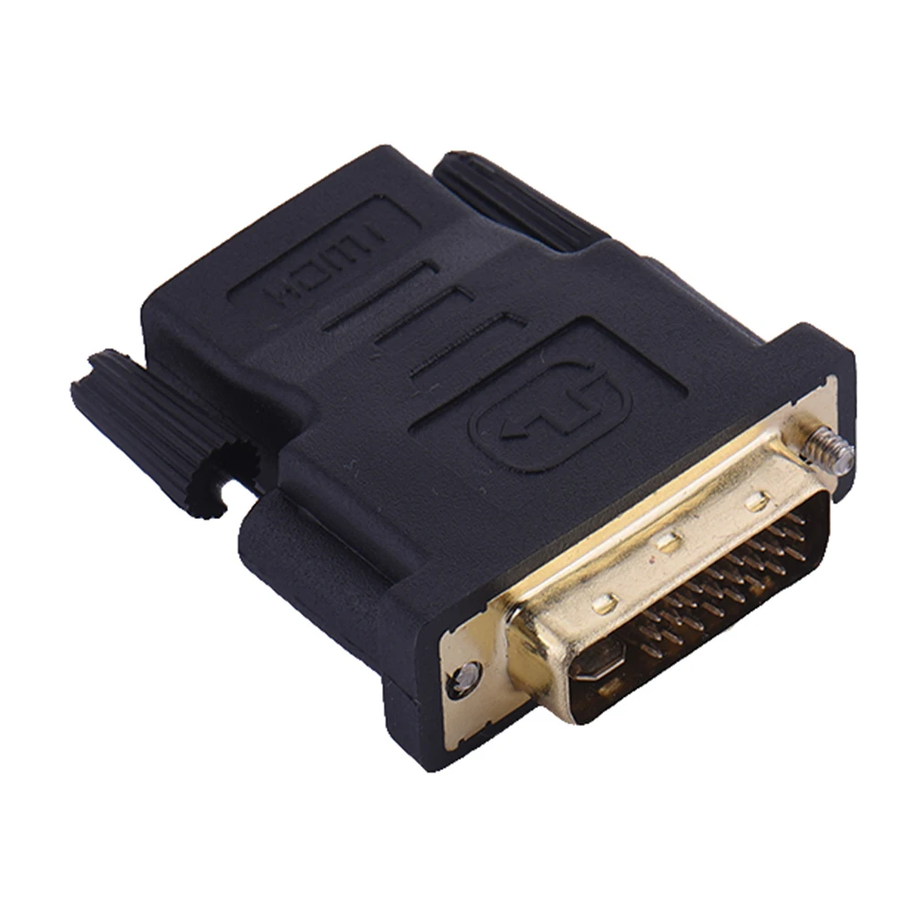 HDMI к DVI конвертер DVI 24+ 5 папа к HDMI Женский адаптер позолоченный 1080P DC1A для HDTV lcd DVI-I удлинитель HDMI кабель адаптер