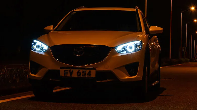 Автомобильный Стайлинг корпус передней фары для Mazda CX-5 фары, светодиодные фары DRL Объектив Двойной Луч би-ксеноновая разрядная лампа высокой интенсивности для автомобиля аксессуары