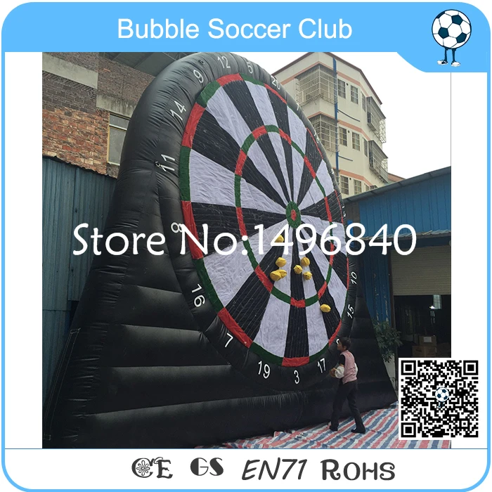 Бесплатная доставка новинка 2017 надувная доска дротика 6 м/19 5 футов футбольная