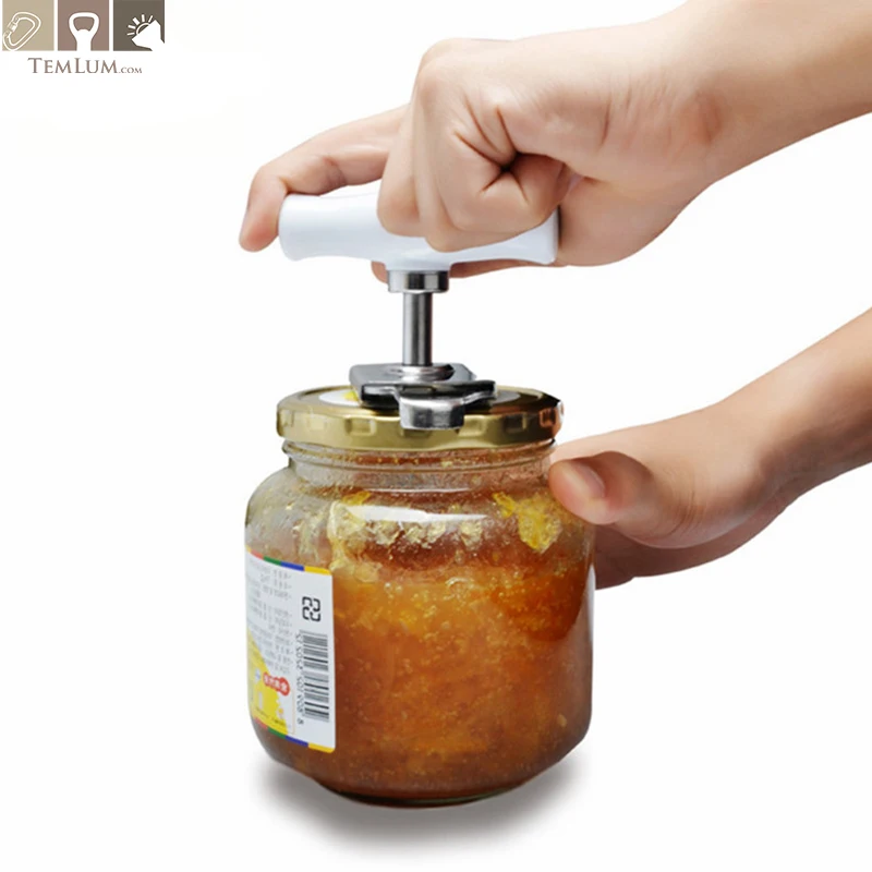 

TEMLUM Adjustable Can Opener Stainless Steel Easy Can Openers Kitchen Tools