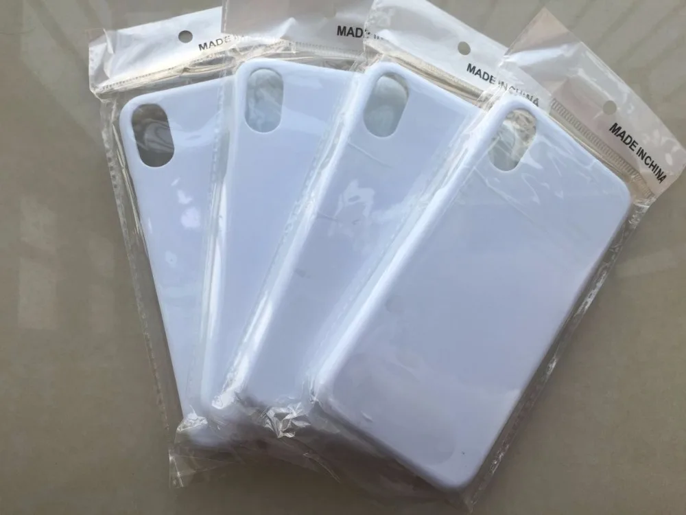 

For iPhoneX XS sublimation 3D cover 3d blank case for iphone X XS 3d white housings case common 20pcs/Lot