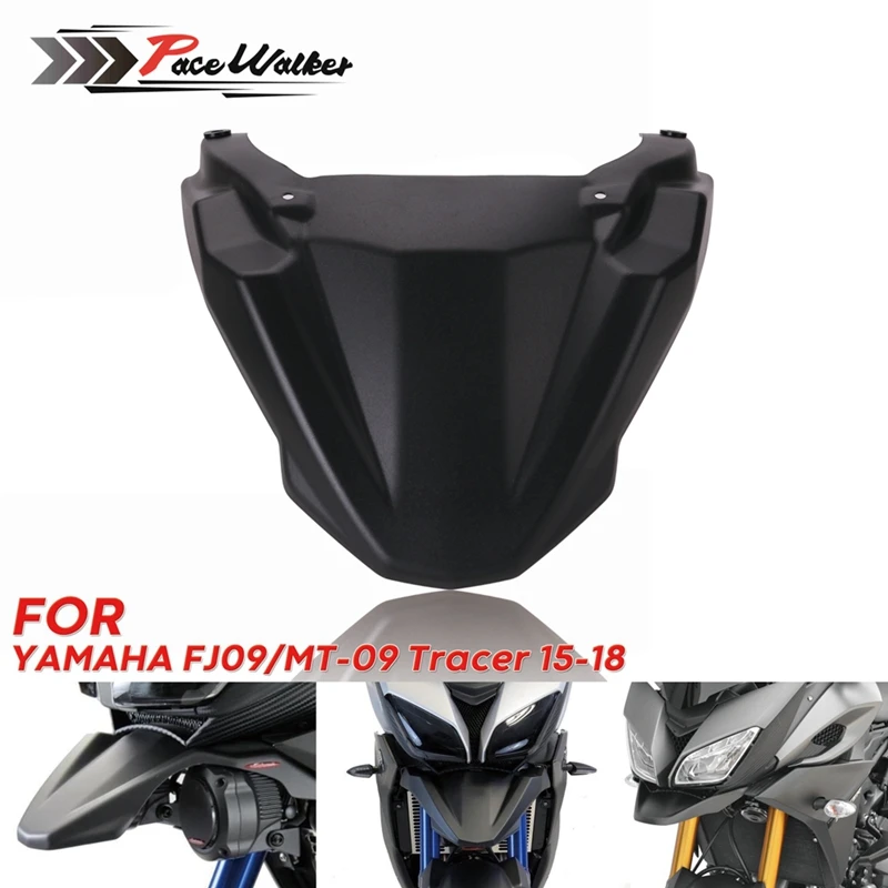 For Yamaha MT-09 MT09 Tracer FJ-09 Motorcycle Front Wheel Fender Beak Nose Cone Extension Cover Extender Cowl 2015 2016 2017 | Автомобили