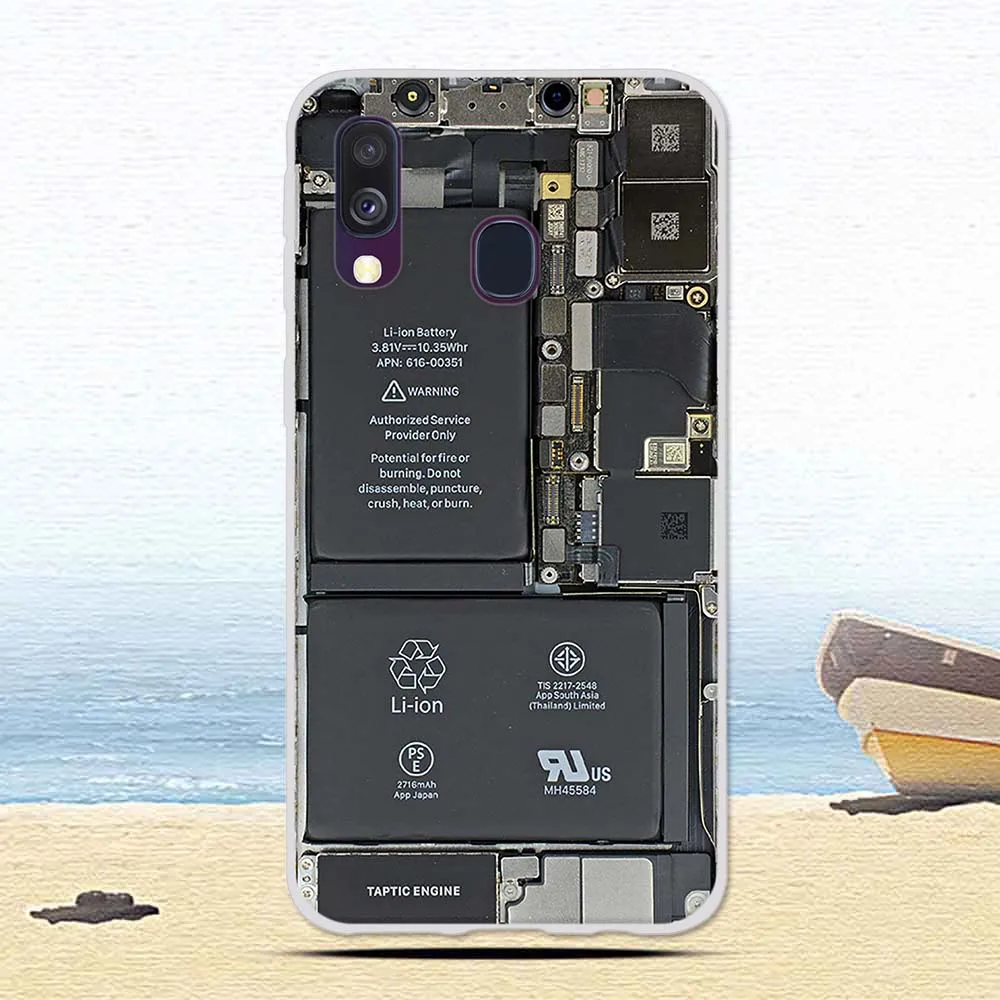 23 Роскошный мягкий силиконовый чехол из ТПУ для samsung Galaxy A40 A 40, чехол с цветочным рисунком кота, защитный чехол для телефона s Fundas Coque - Цвет: 23