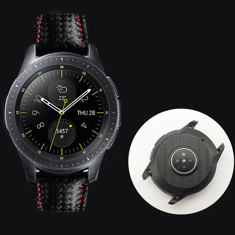 2 шт. защитная пленка из углеродного волокна для Samsung Galaxy Watch 46 мм|Защита экрана