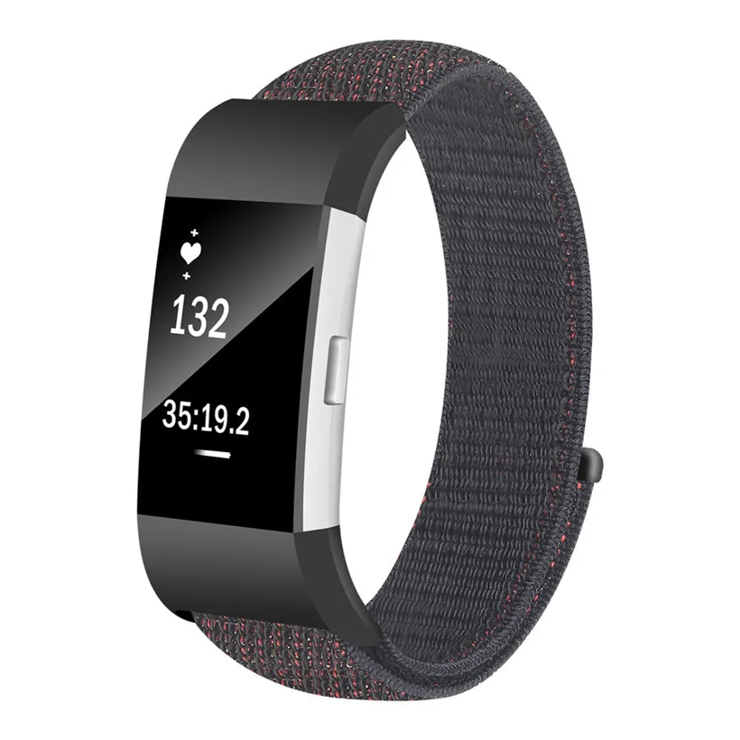 Дизайн легкий Маленький Нейлоновый ремешок для часов Fitbit Charge 2 сменный ремешок для смарт-часов аксессуары 81024