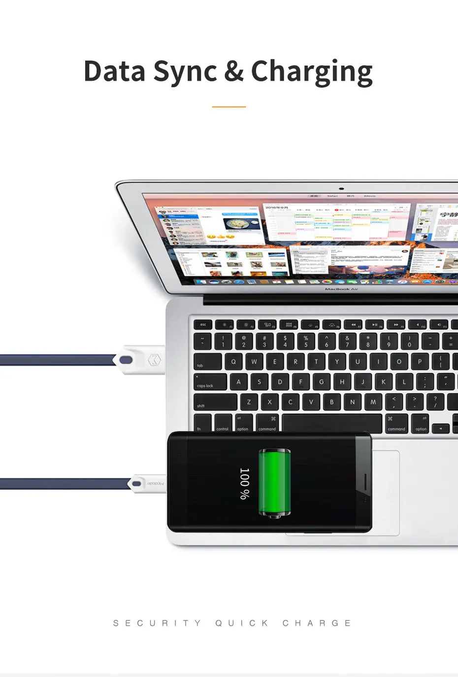 Mcdodo usb type-c кабель для Xiaomi Mi6 USB C кабель передачи данных для быстрой зарядки для samsung Galaxy S8 Oneplus 5t type-c кабели зарядного устройства